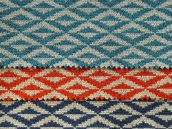 Tissu Lelivre - Origami - Coloris: 01 Aqua - 02 Orange (supprim) - 03 Royal