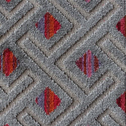 Tissu Deschemaker - Medellin - rf: 103970 Cerise ( dtail )
