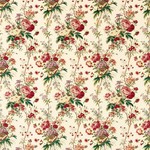 Tissu Sanderson - Lakeland Paradis Velvet - rf: 227176 Carmine/Geolu