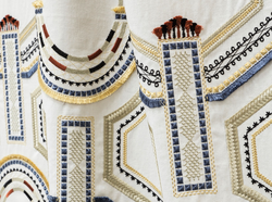 Tissu Lelievre - Kayapo - rf: 0561.01 Antique ( dtail )