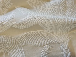 Tissu Manuel Canovas - Cancun - rf: M4165.01 Neige ( dtail )