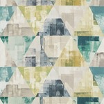 Tissu Harlequin - Geodesic - rf: 120675 Emerald/Linden/Topaz