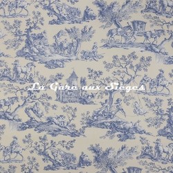 Tissu Manuel Canovas - La Musardire - rf: O1474.03 Bleu