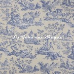 Tissu Manuel Canovas - La Musardire - rf: O1474.03 Bleu
