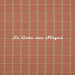 Tissu Colefax & Fowler - Fen Plain - rf: F4636.04 Tomato