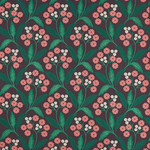 Tissu Osborne &amp; Little - Rushworth - rf: F7407.01 Aubergine/Coral