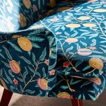 Tissu Morris &amp; Co - Fruit Velvet - rf: 236924 Indigo/Slate