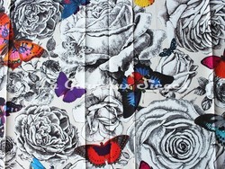 Tissu Osborne & Little - Butterfly Garden - rf: F6565.01 ( dtail )