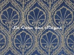 Tissu Fadini Borghi - Sforza - rf: I5004.003 Bleu