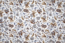 Tissu Quenin - Eglantine - rf: 4266.01 Naturel