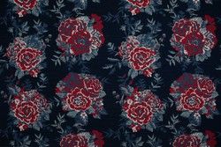 Tissu Quenin - Ronsard - rf: 4263.02 Encre
