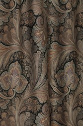 Tissu Tassinari & Chtel - Kashmir - rf: 1512.02 Noir de vigne