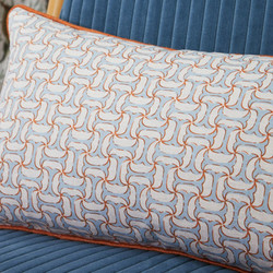 Tissu Jim Thompson - Pavage - rf: J2428.001 Periwinkle