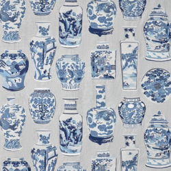 Tissu Pierre Frey - Qinghua - rf: F3806.001 Blue porcelain