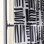 Tissu Pierre Frey - Liz - rf: F3484.002 Noir &amp; Blanc