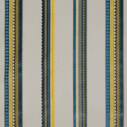 Tissu Osborne & Little - Operetta - rf: F7041.02 Duck egg/Chartreuse/Steel