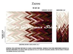 Tissu ELITIS - Zazou - rf: TV321.50 ( laize )