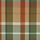 Tissu Casamance - Vanoise - rf: 1242.0315 Orange brle/Vert irlandais