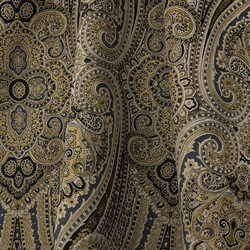 Tissu Lelivre - Paisley - rf: 0582.02 Mordor