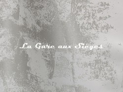 Tissu Lelivre - Fresque - rf: 0801.01 Argent ( dtail )
