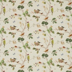 Tissu Sanderson - Woodland Chorus - rf: 225511 Linen/Multi