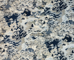Tissu Mtaphores - Eden - rf: 71422.004 Indigo