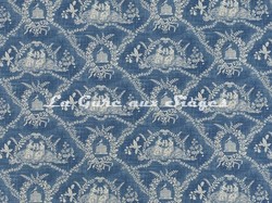 Tissu Pierre Frey - Crespires - rf: F2056.001 Bleu ancien