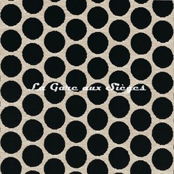 Tissu Casamance - Fifties - rf: 4769.0268 Noir de Lune