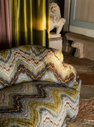 Tissu Fadini Borghi - Budapest - rf: I5549.003 Laguna