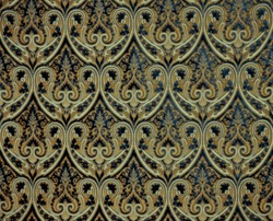 Tissu Fadini Borghi - Toscana - r�f: I6653.002 Blu Antico