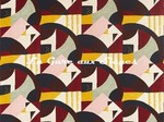Tissu Zoffany - Abstract 1928 - réf: 322670 Multi