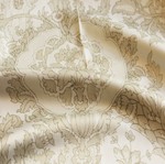 Tissu Lelievre - Les Indes - rf: 3284.02 Naturel ( dtail )