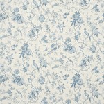 Tissu Sanderson - Pillemont Toile - rf: DPEMPI203 Ivory/Chine blue