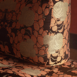 Tissu Tassinari & Ch�tel - Les Roses - r�f: 1580.02 Noir