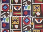 Tissu Pierre Frey - Composition géométrique - réf: F3590.001 Multicolore