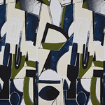 Tissu Fadini Borghi - Eugenio - rf: I6611.001 Laguna