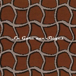 Tissu Rubelli - Wobble Grid - rf: 30506.003 Brown