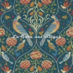 Papier peint William Morris - Seasons by May - rf: 216686 Indigo