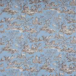 Tissu Manuel Canovas - La Musardire - rf: M4080.05 Bleuet