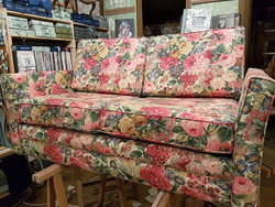 Tissu Sanderson - Rose and Peony - rf: 224421 Red
