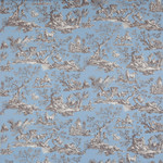 Tissu Manuel Canovas - La Musardire - rf: M4080.05 Bleuet