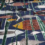 Tissu Lelivre - Lagon - rf: 3286.02 Marine