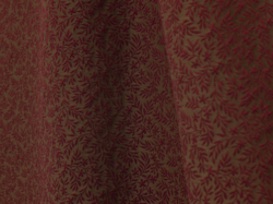 Tissu Quenin - Rameaux - rf: 4245.01 Cramoisi
