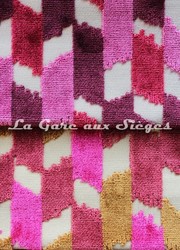 Tissu Jro - Italique - Coloris: 01 Ecarlate & 02 Passion