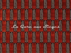 Tissu Osborne & Little - Arcadia - rf: F7043.01 Rust ( dtail )