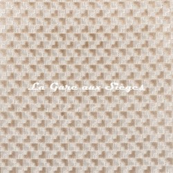 Tissu Casamance - Baker Street - rf: 4852.0110 Sable/Perle