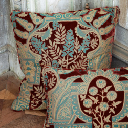 Tissu Fadini Borghi - Sylvana - rf: I6613.002 Rosso