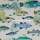 Tissu Manuel Canovas - Fidji - rf: M4062.01 Aqua ( dtail )