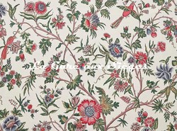 Tissu Le Manach - L'Arbre indien - rf: L4568.001 Crme