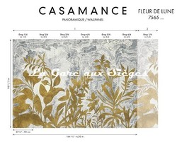 Papier peint Casamance - Fleur de Lune ( ls )